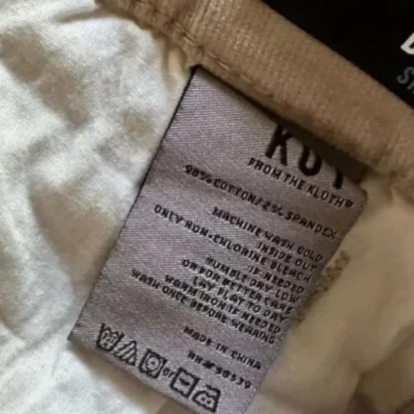 KUT FROM THE KLOTH Diana Corduroy Skinny Pants in Sand - Picture 6 of 11